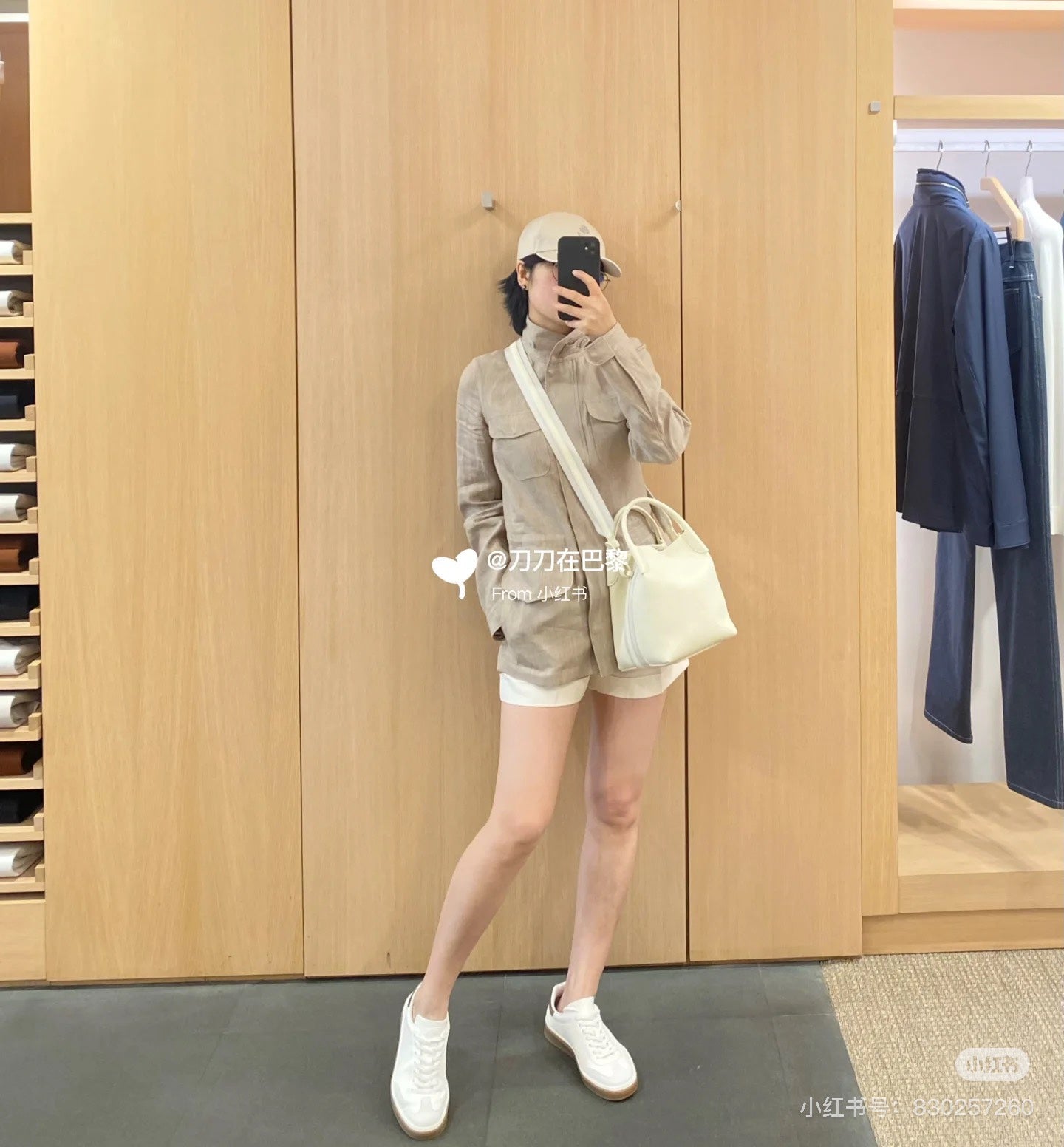 Loro 25fw linen jacket