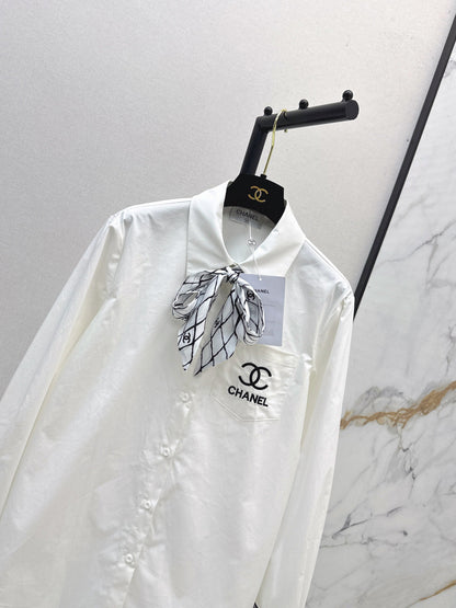 Chan 25fw scarf shirt