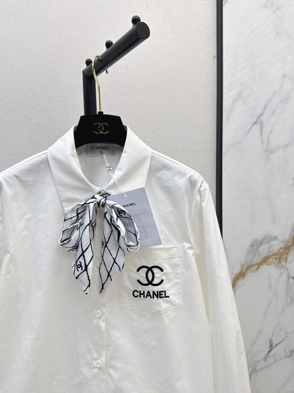 Chan 25fw scarf shirt