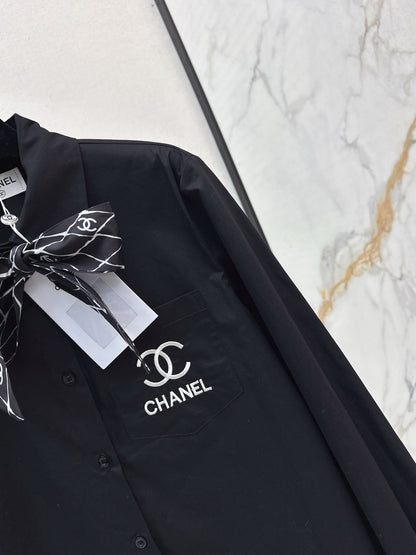 Chan 25fw scarf shirt