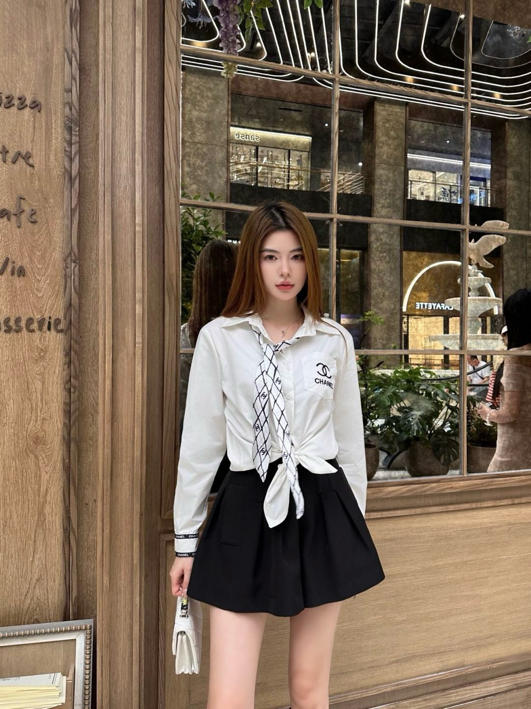 Chan 25fw scarf shirt