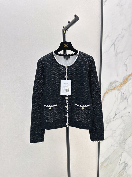 Chan 25fw knitted jacket