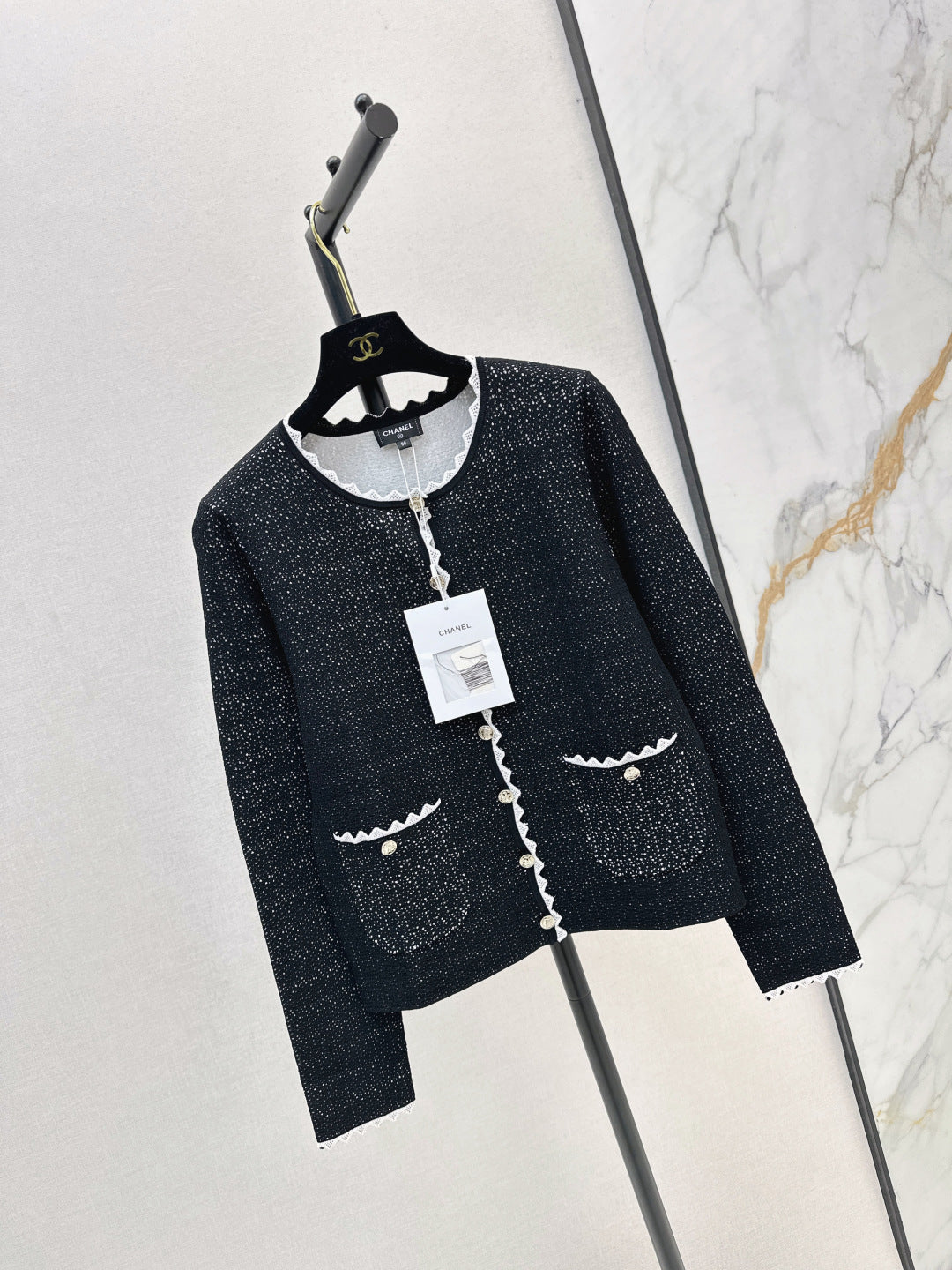 Chan 25fw knitted jacket