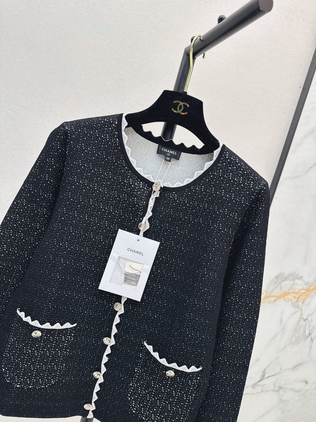 Chan 25fw knitted jacket