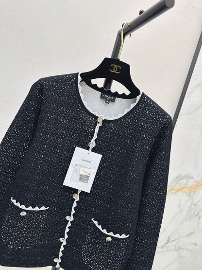 Chan 25fw knitted jacket
