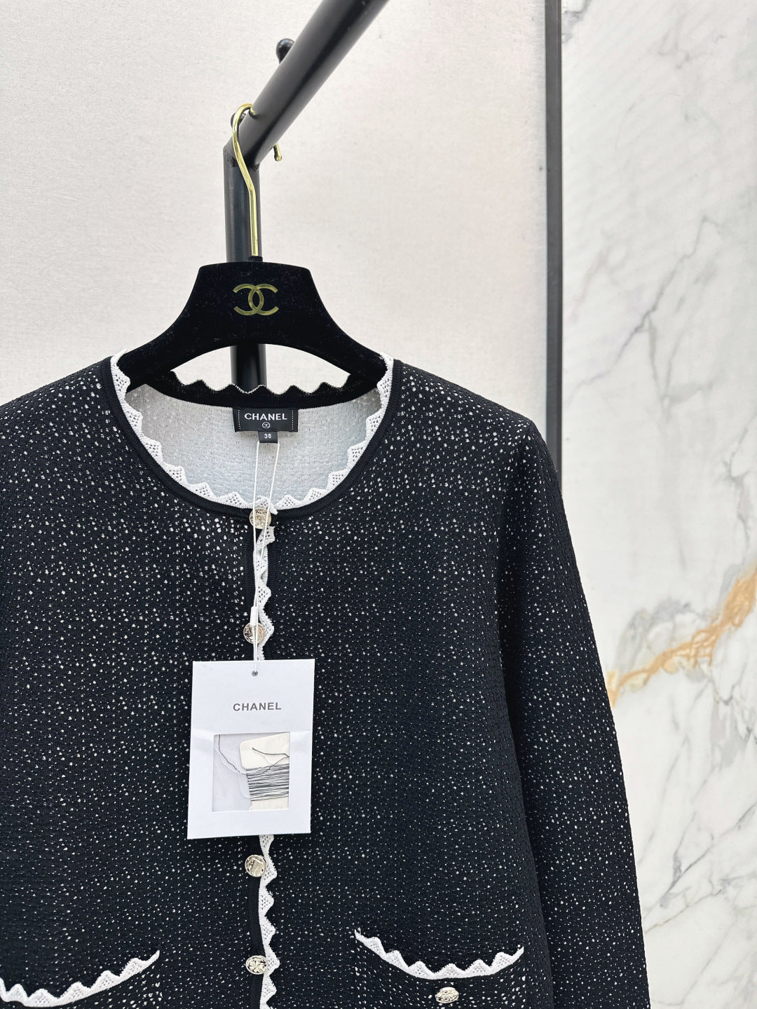 Chan 25fw knitted jacket