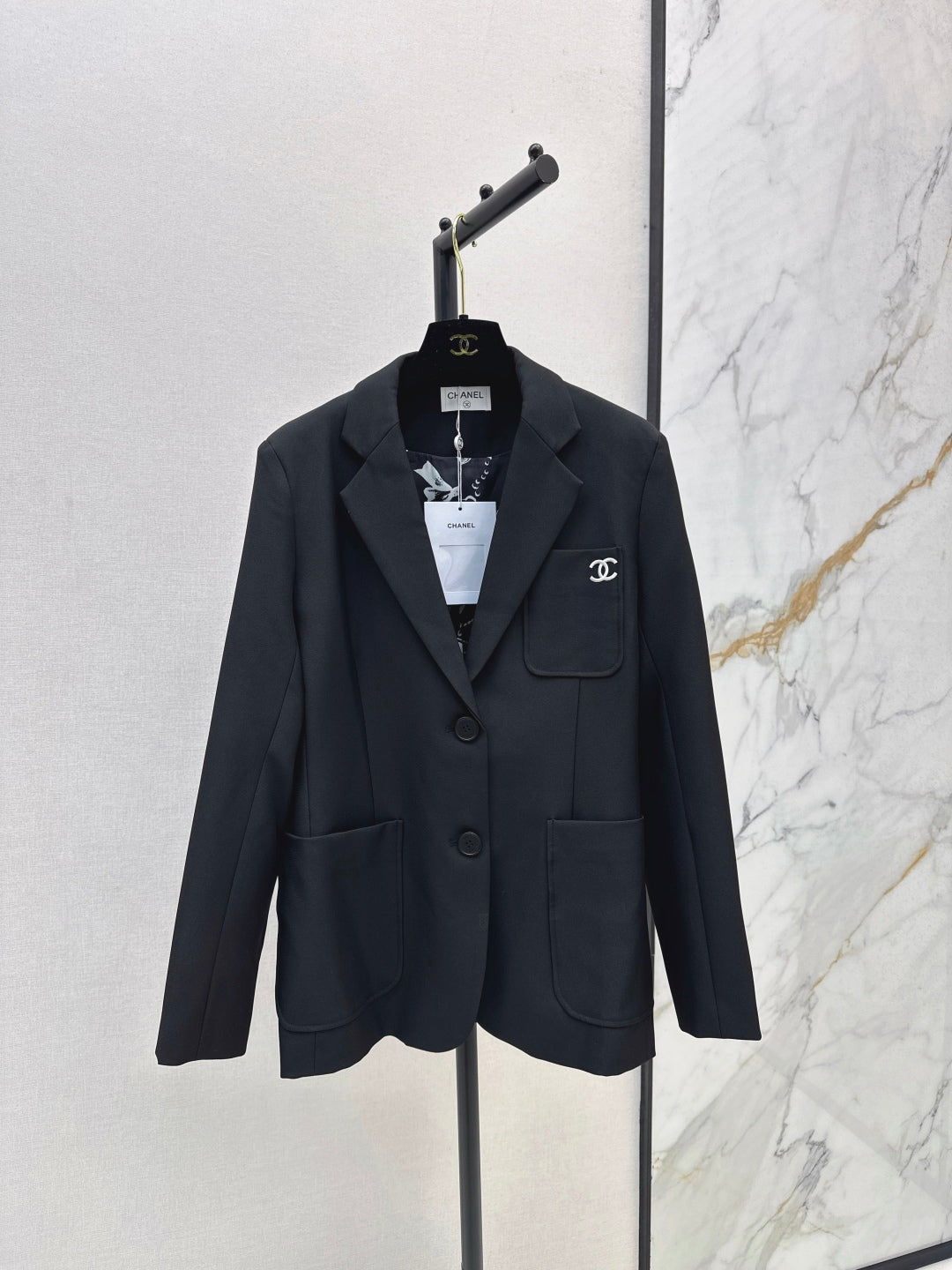 Chan 25fw embroidered blazer