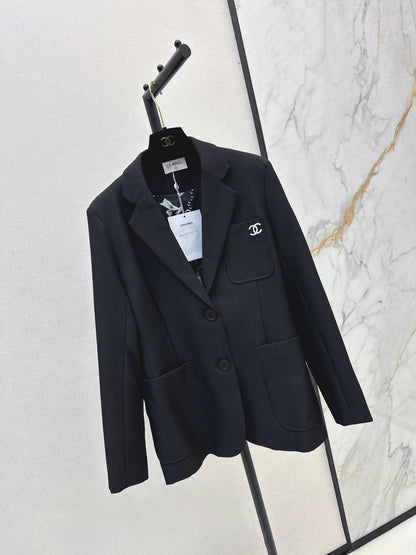 Chan 25fw embroidered blazer