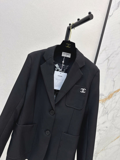 Chan 25fw embroidered blazer