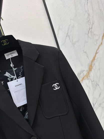 Chan 25fw embroidered blazer