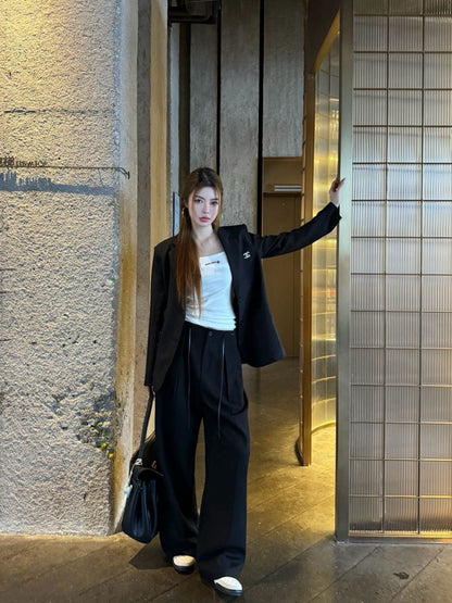 Chan 25fw embroidered blazer
