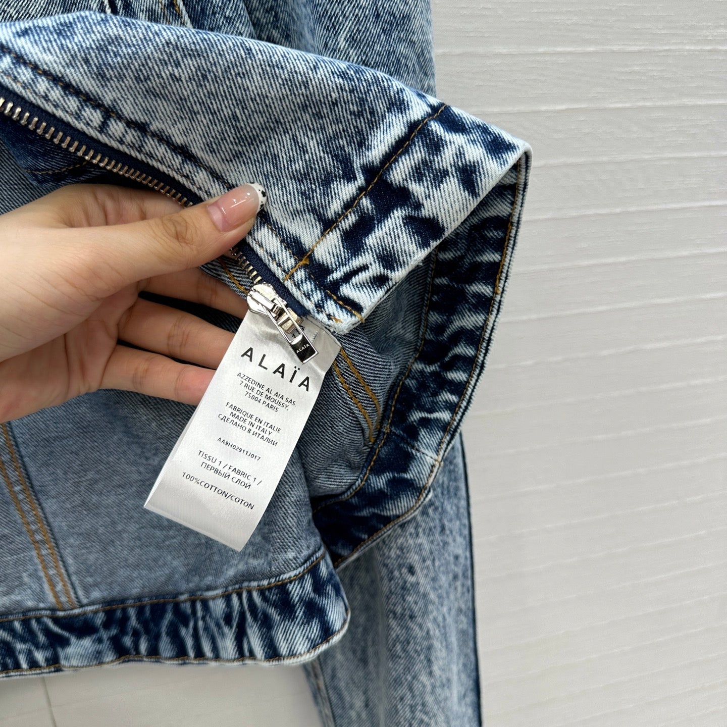 Alai 25fw denim jacket