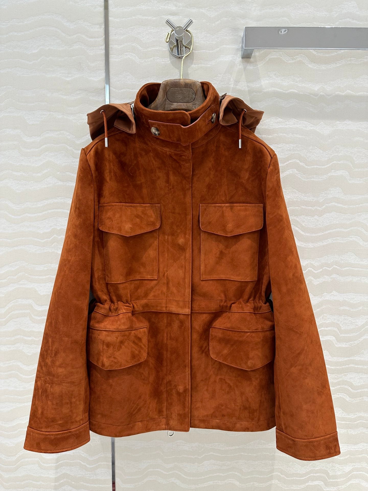 Loro 25fw leather jacket