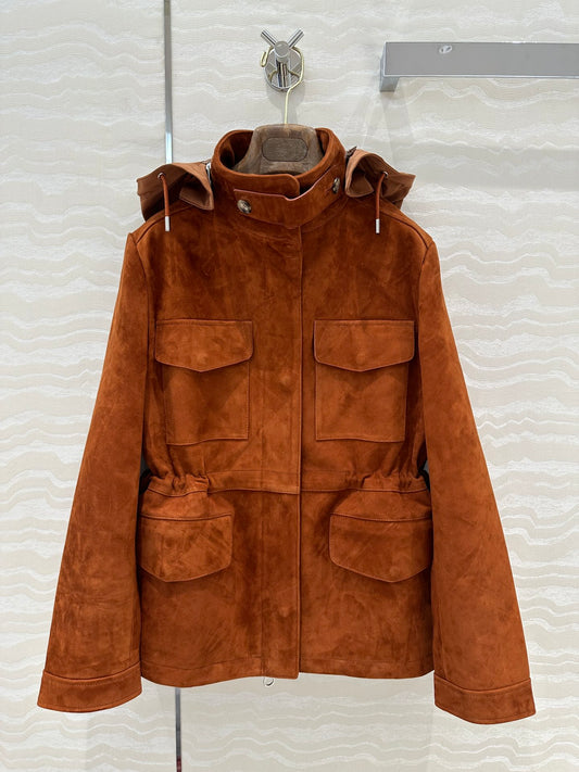 Loro 25fw leather jacket
