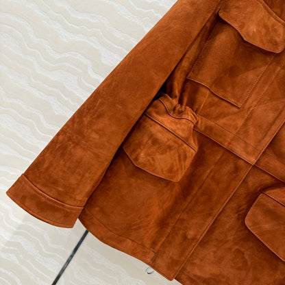 Loro 25fw leather jacket