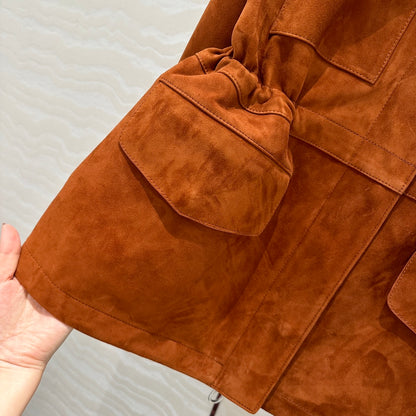 Loro 25fw leather jacket