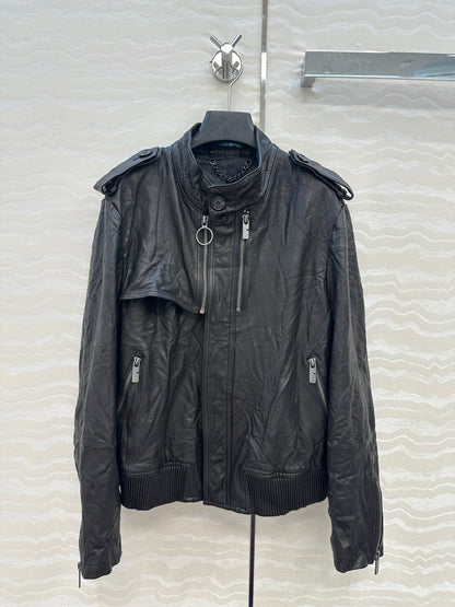 Brune 25fw leather jacket