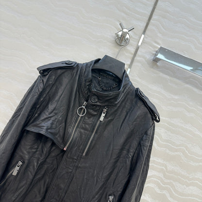 Brune 25fw leather jacket