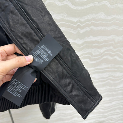 Brune 25fw leather jacket