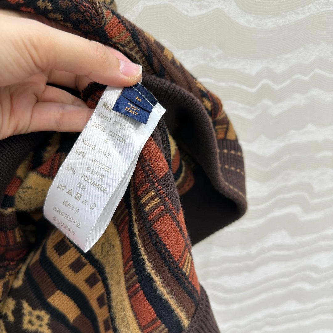 Louis 25fw jacquard sweater