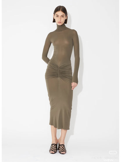 Alai 25fw pleated dress