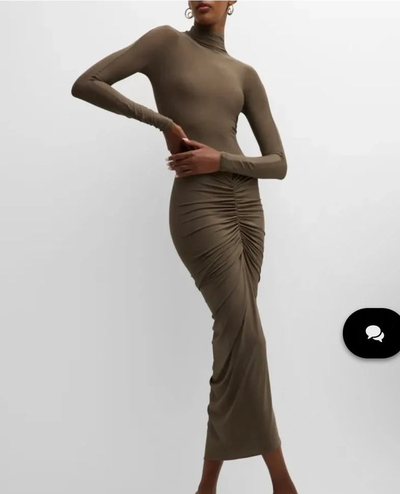 Alai 25fw pleated dress