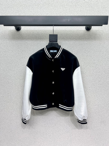 Pra 25fw splicing jacket