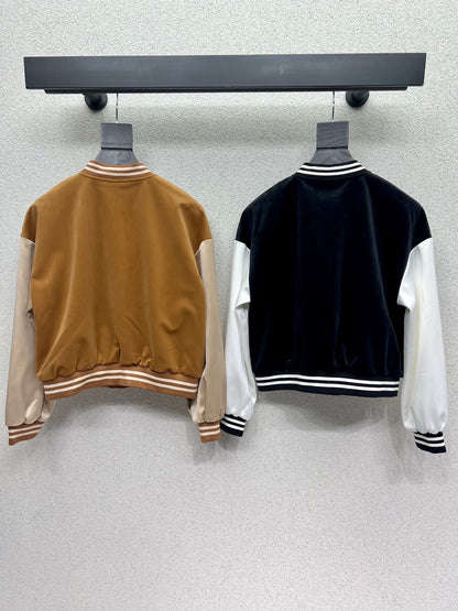 Pra 25fw splicing jacket