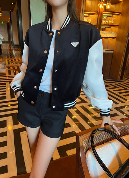Pra 25fw splicing jacket