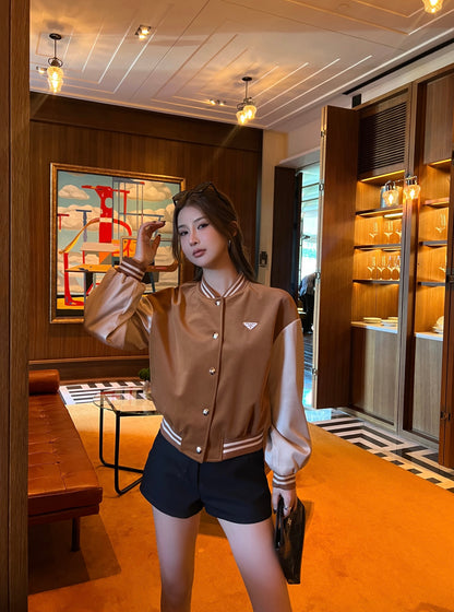 Pra 25fw splicing jacket