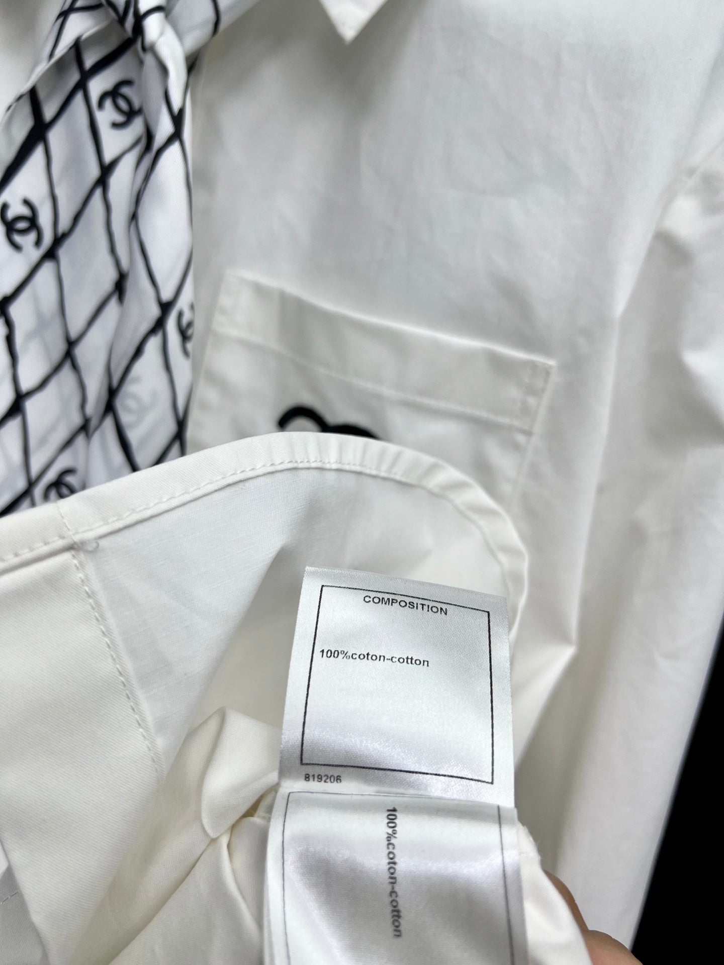 Guc 25fw embroidered shirt