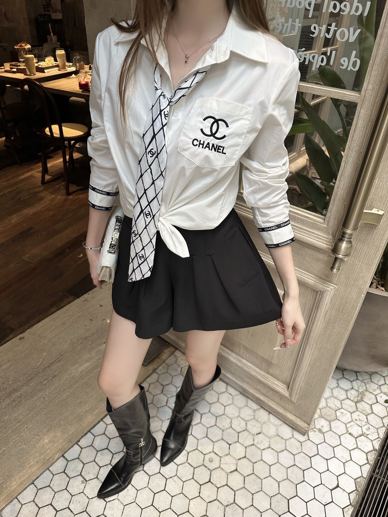 Guc 25fw embroidered shirt