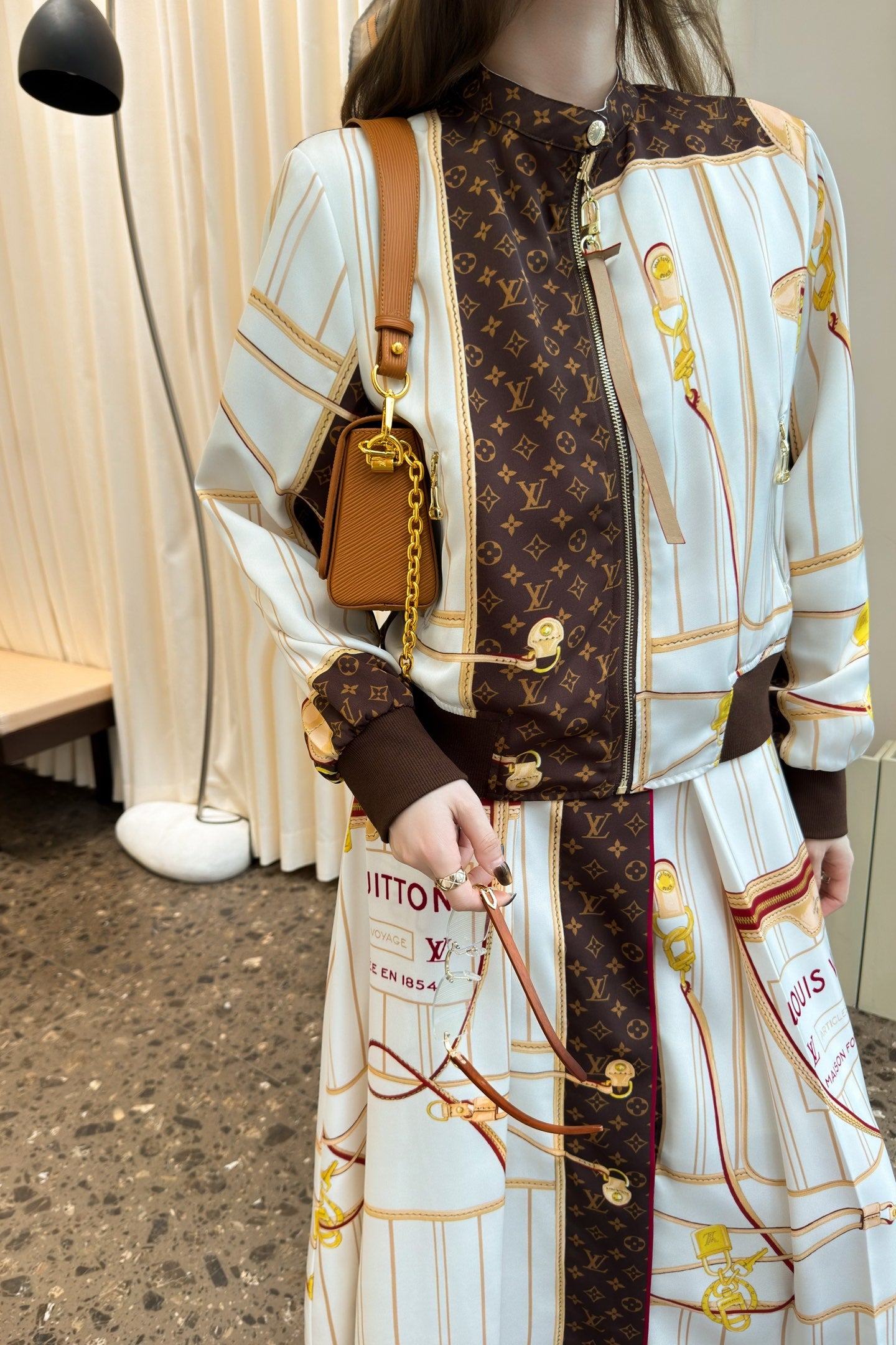 Louis 25fw printed jacket