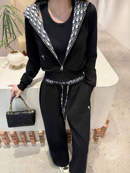 CD 25fw printed suit