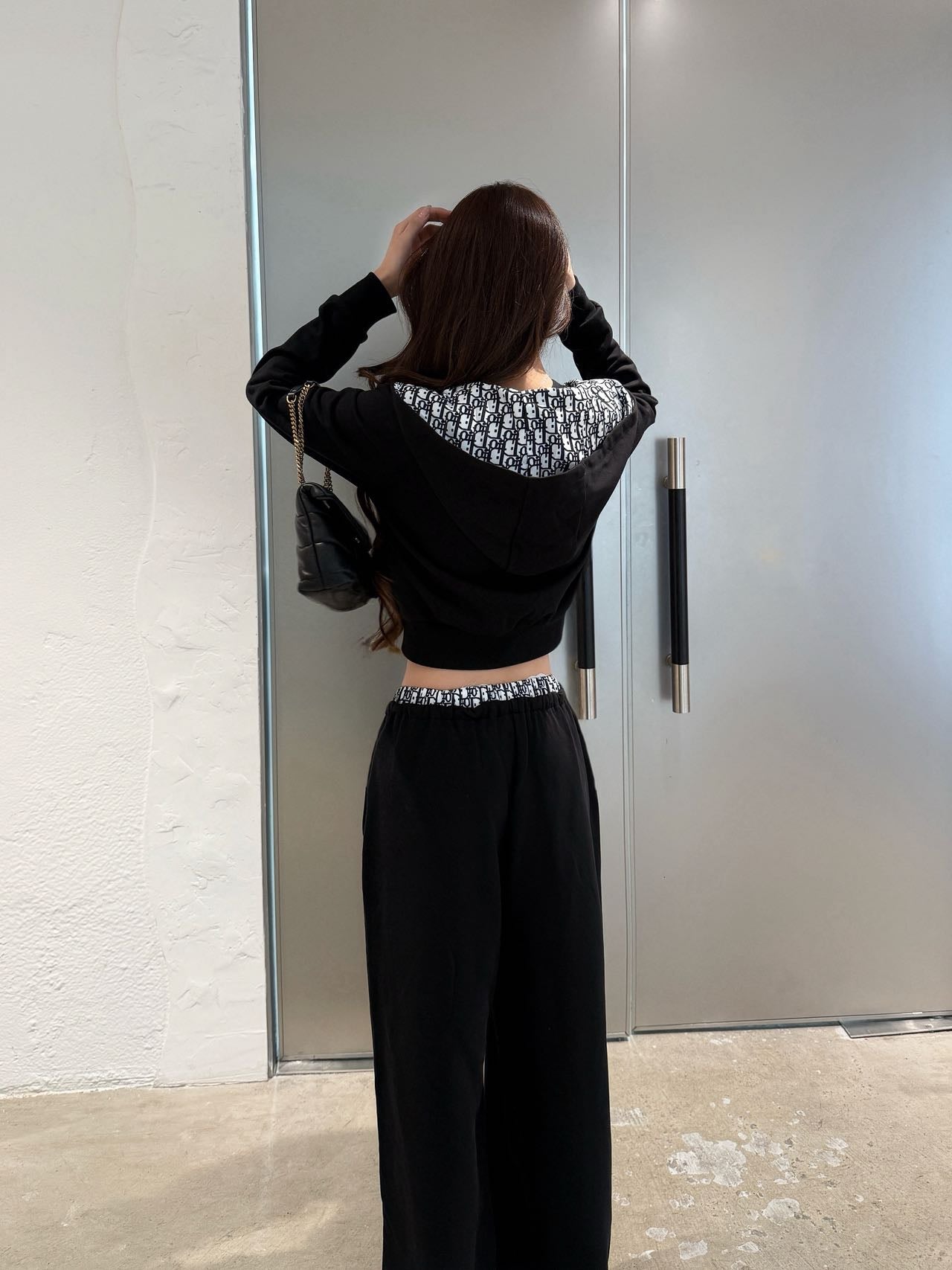 CD 25fw printed suit