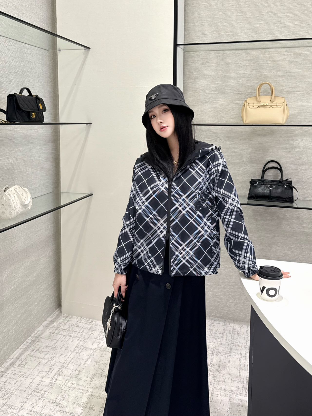Burber 25fw plaid jacket