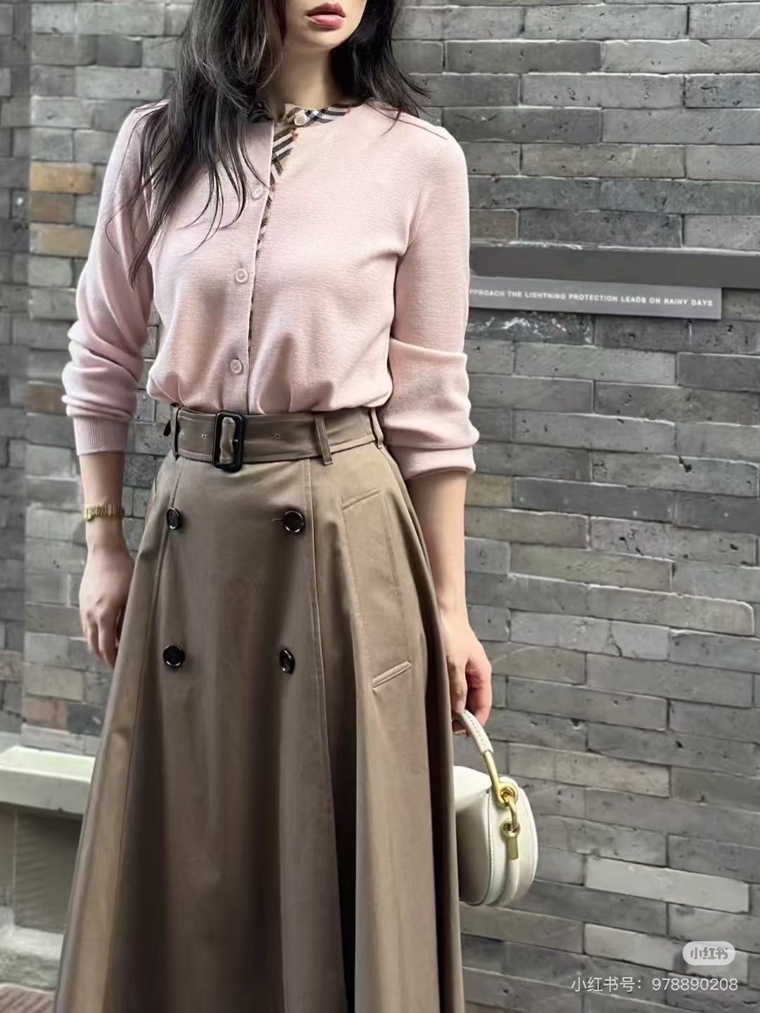 Burber 25fw all-match skirt