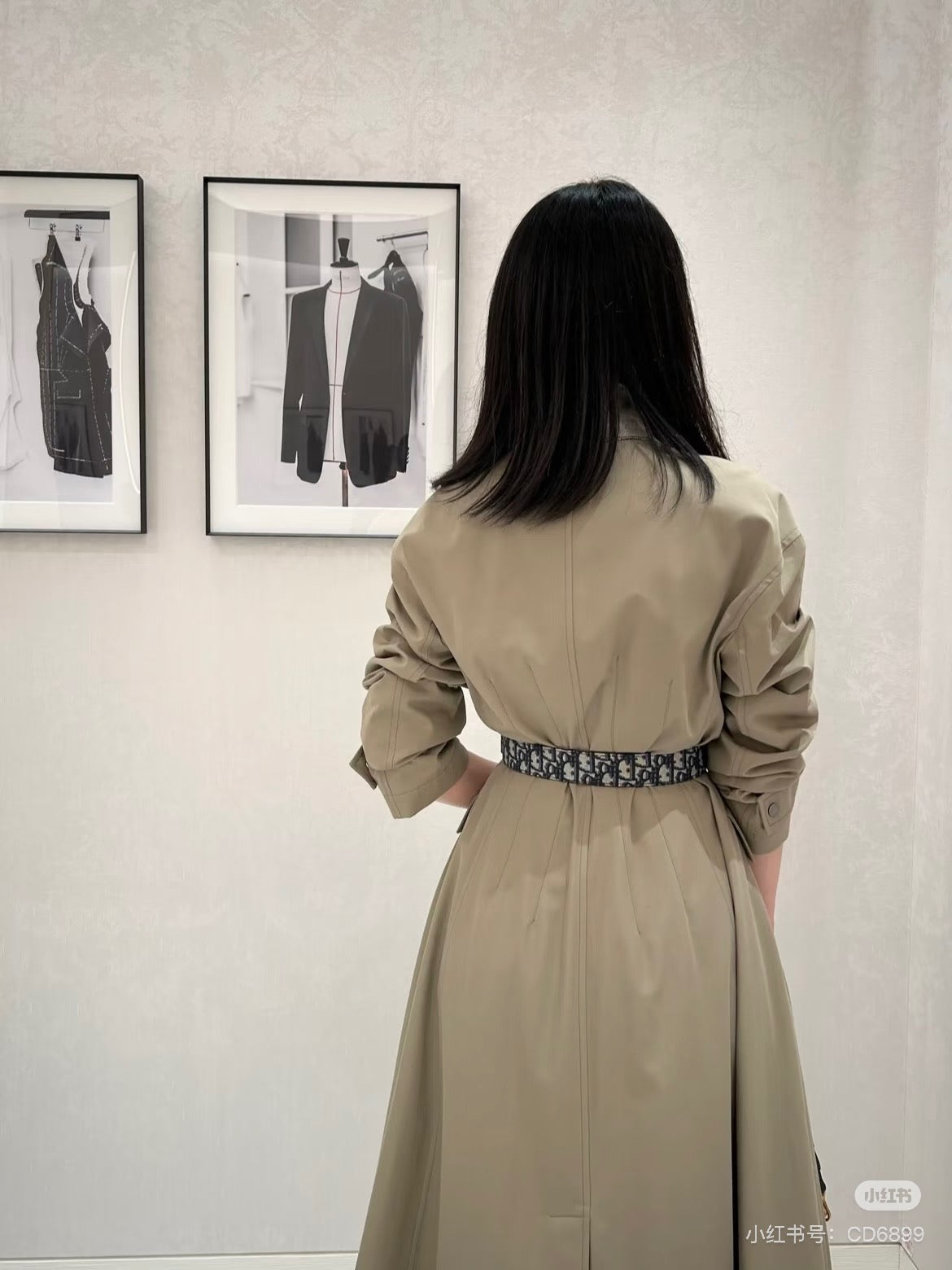 CD 25fw all-match trench coat