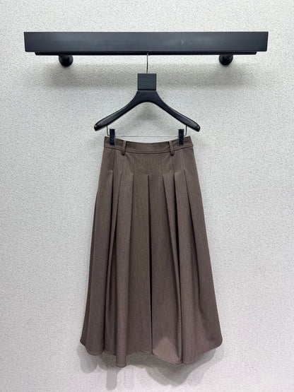 Loro 25fw pleated skirts