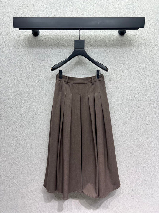 Loro 25fw pleated skirts