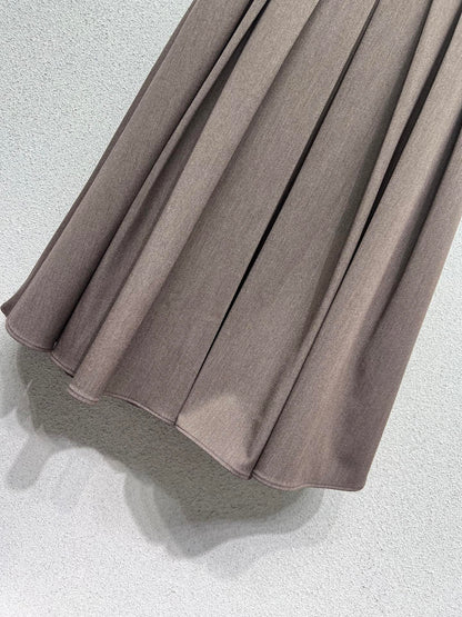 Loro 25fw pleated skirts