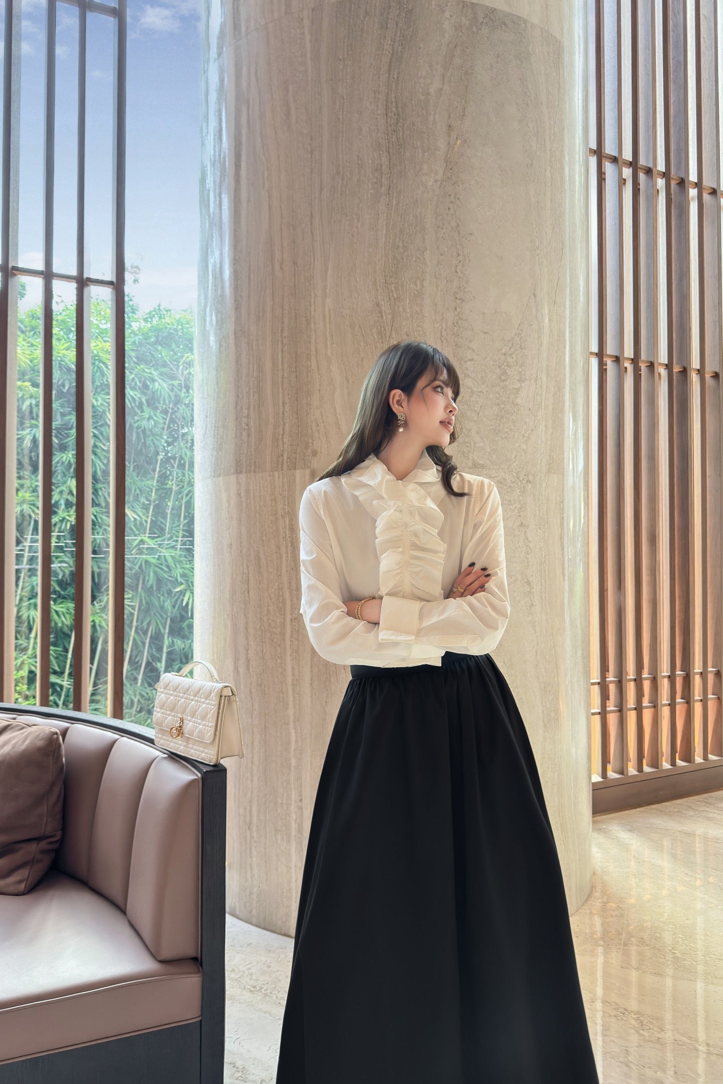 CD 25fw pleated skirts