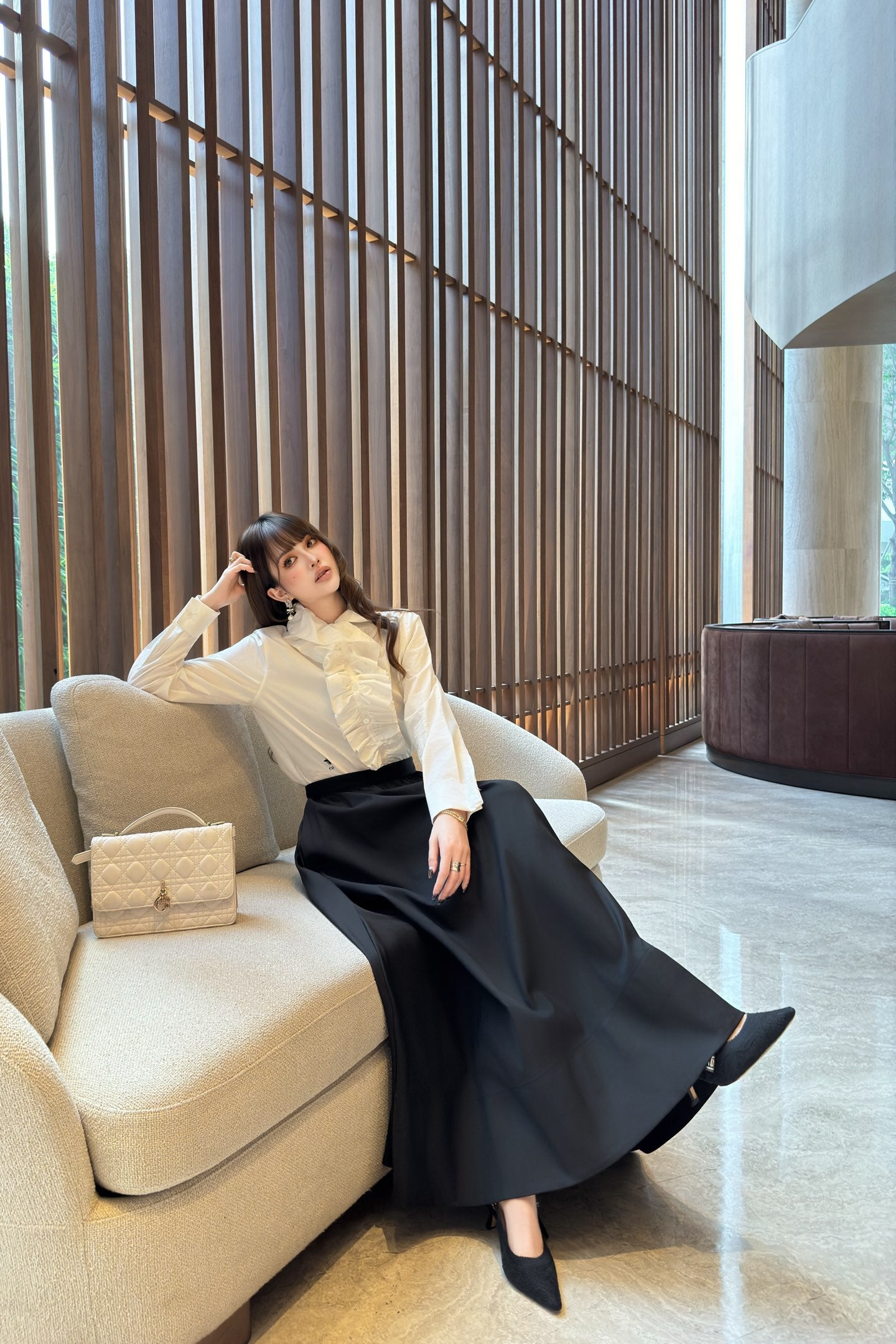 CD 25fw pleated skirts