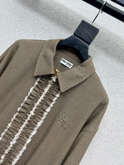 Miu 25fw pleated suit