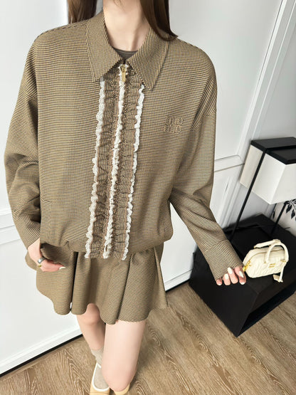 Miu 25fw pleated suit