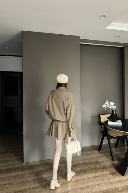 Miu 25fw pleated suit