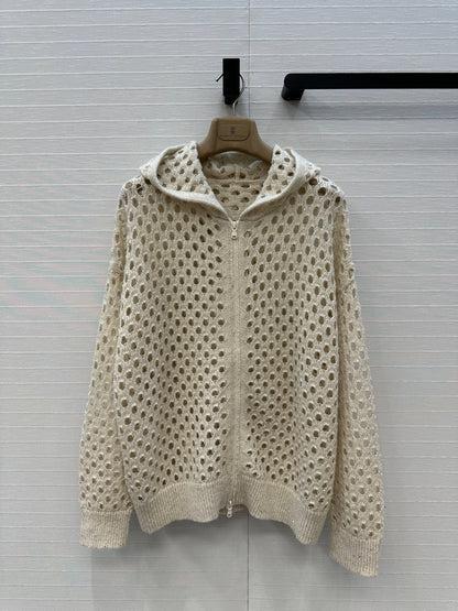 Brune 25fw hoodie cardigan