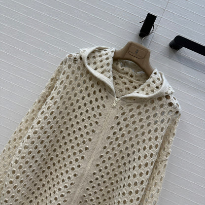Brune 25fw hoodie cardigan