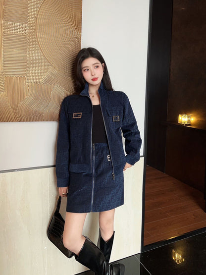 Fend 25fw jacquard suit