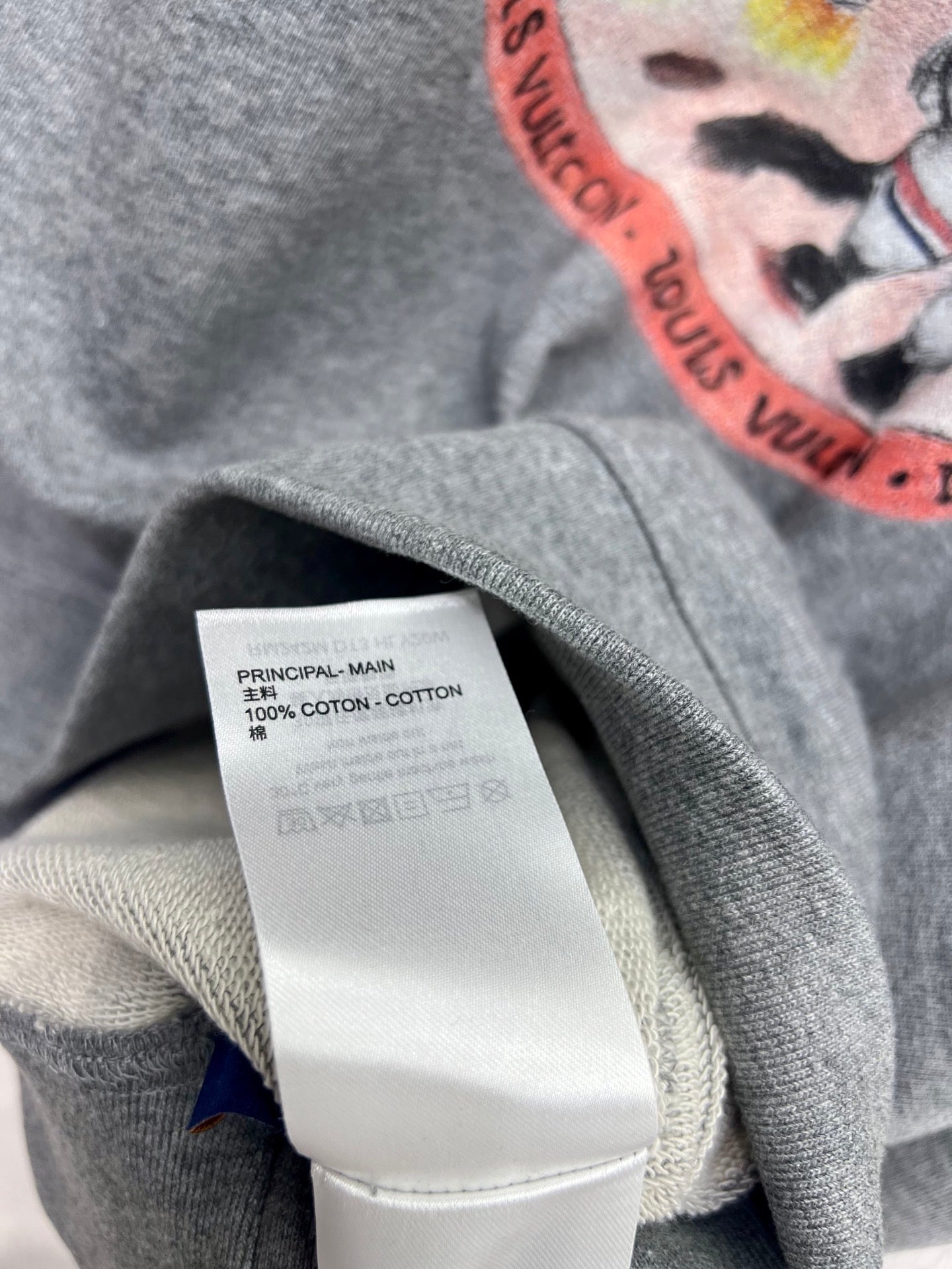 Louis 25fw printed hoodie